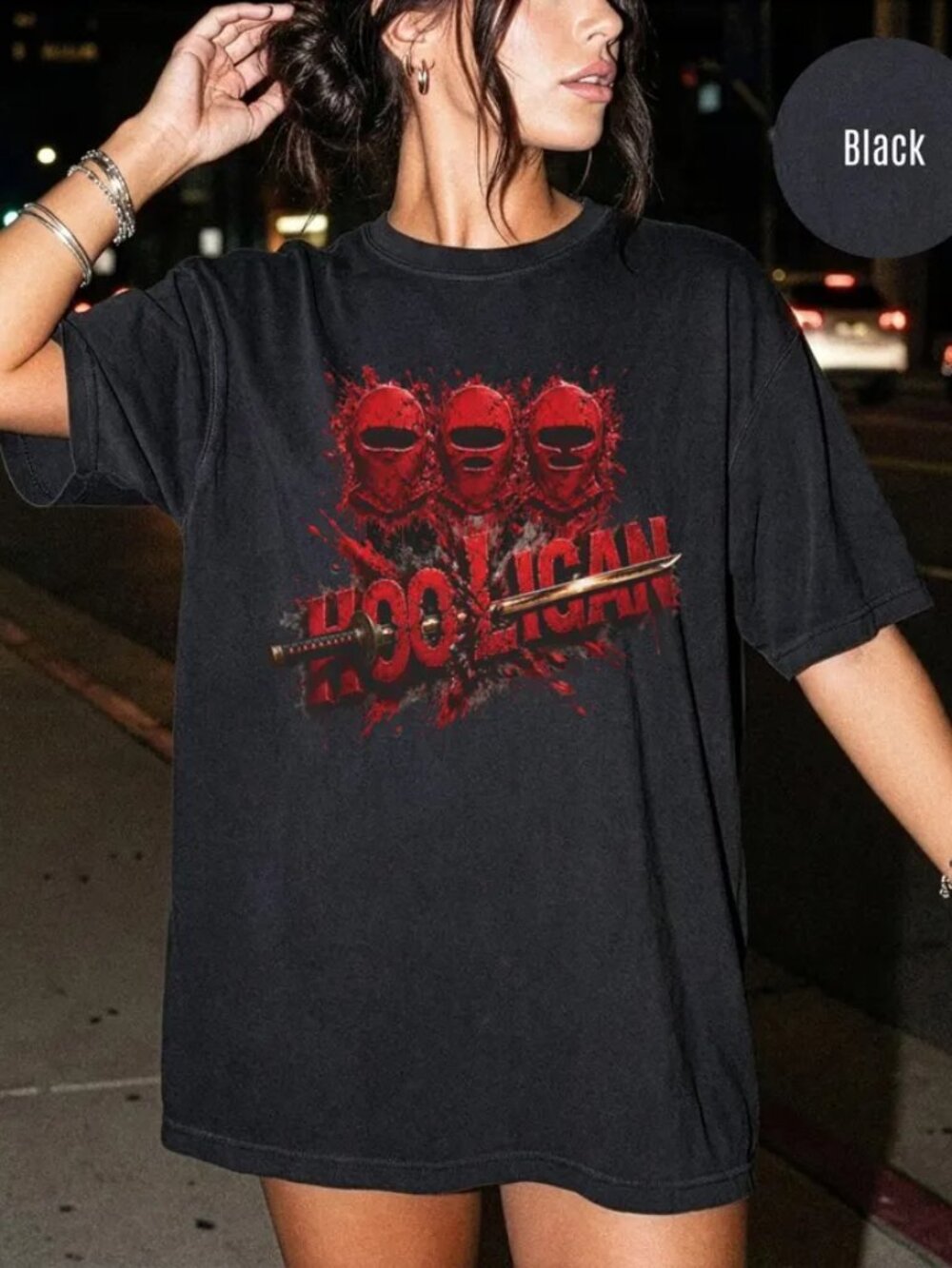 Hooligan Streetwear Shirt  Bangtan Inspired Graphic Tee ARMY Concert T Shirt